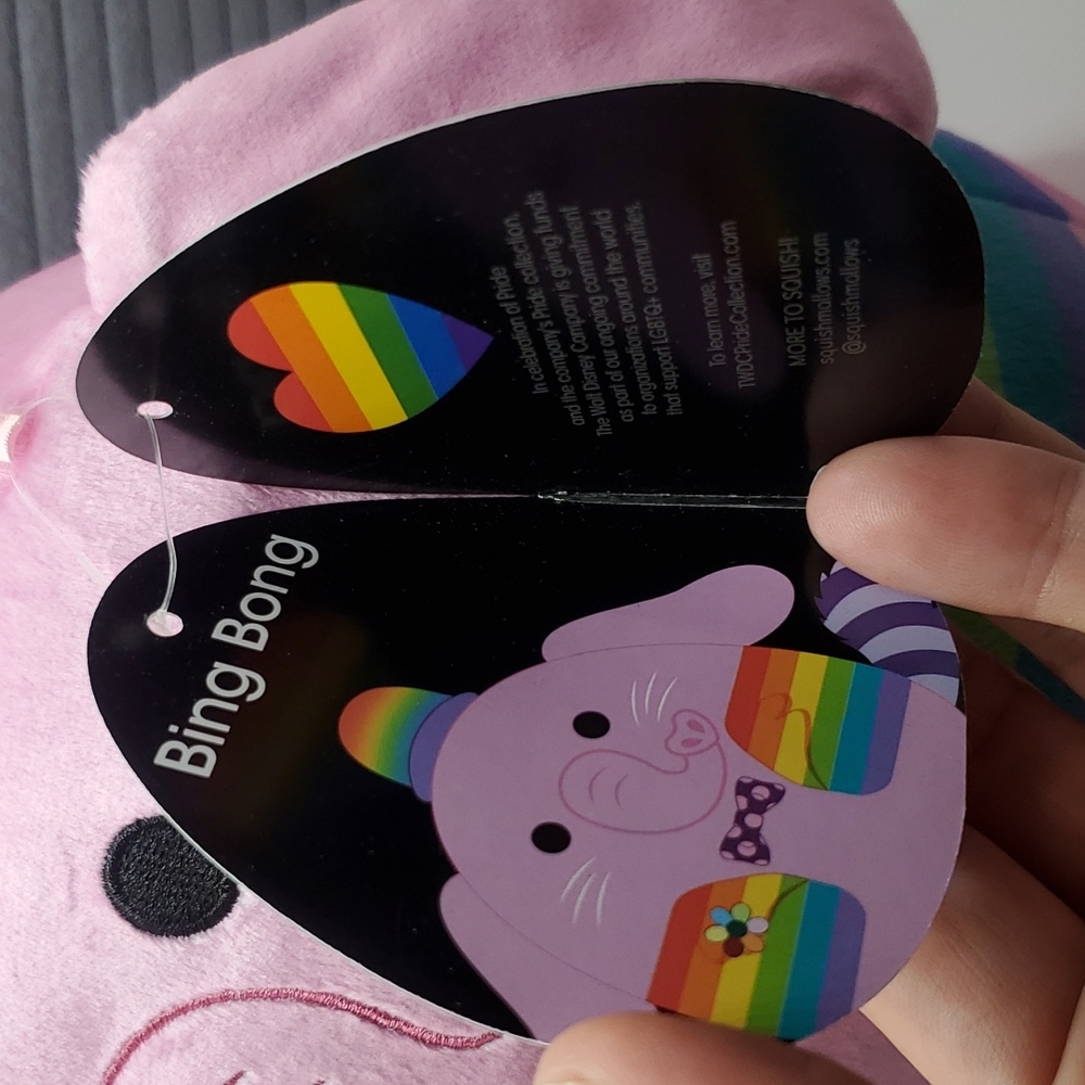 BNWT Disney's Pride Collection Inside Out's Bing Squishmallows 8" - Picture 4 of 5